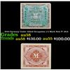 Image 1 : 1944 Germany Under Allied Occupation 1/2 Mark Note P: 191A Grades Choice AU/BU Slider