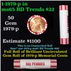 Image 1 : Shotgun Lincoln 1c roll, 1979-p 50 pcs Brandt 50c Wrapper.