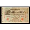 Image 2 : 1910 Imperial Germany 1,000 Mark Note P: 44B Grades Choice AU/BU Slider