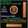 Image 1 : Shotgun Lincoln 1c roll, 1962-p 50 pcs Brandt Wrapper.