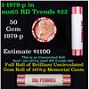 Image 1 : Shotgun Lincoln 1c roll, 1974-p 50 pcs Brandt 50c Wrapper.