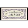 Image 2 : 1942 Malaysia (Japanese WWII Occupation) 1 Cent Banknote P#?M1 Grades Select CU