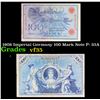 Image 1 : 1908 Imperial Germany 100 Mark Note P: 33A Grades vf++