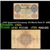 Image 1 : 1910 Imperial Germany 20 Mark Note P: 40B Grades vf+
