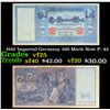 Image 1 : 1910 Imperial Germany 100 Mark Note P: 42 Grades vf+