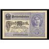 Image 3 : 1917 Imperial Germany 5 Mark Note P: 56A Grades vf++