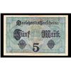 Image 2 : 1917 Imperial Germany 5 Mark Note P: 56B Grades Choice AU/BU Slider