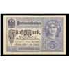Image 3 : 1917 Imperial Germany 5 Mark Note P: 56B Grades Choice AU/BU Slider