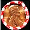 Image 2 : Shotgun Lincoln 1c roll, 1975-d 50 pcs Bank Wrapper.