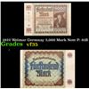 Image 1 : 1922 Weimar Germnay 5,000 Mark Note P: 81B Grades vf++