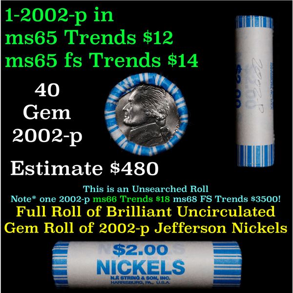 Shotgun Jefferson 5c roll, 2002-p 40 pcs String & Son Wrapper