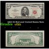 Image 1 : 1963 $5 Red seal United States Note Grades vf+