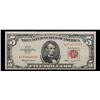 Image 2 : 1963 $5 Red seal United States Note Grades vf+