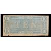 Image 3 : 1864 $10 Confederate Note, T68 Grades vf+