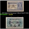 Image 1 : 1917 Imperial Germany 5 Mark Note P: 56A Grades Choice AU/BU Slider