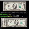Image 1 : Set of 3 Concecutive 1995 $10 federal Reserve Note Grades CU