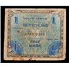 Image 2 : 1944 Germany Under Allied Occupation 1 Mark Note P: 192A Grades vf+