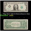 Image 1 : *Star Note* 1963 $1 Federal Reserve Note Grades vf+