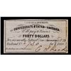 Image 2 : 1861 C.S.A. $15 Intrest Note Grades Choice AU/BU Slider