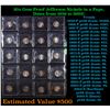 Image 1 : Huge Liifetime Collection - Too Many Coins To Auction Individually - This Lot is For One Page of 20 