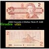 Image 1 : 1986 Canada 2 Dollar Note P: 94B Grades vf+
