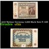 Image 1 : 1922 Weimar Germnay 5,000 Mark Note P: 81B Grades vf+