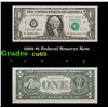 Image 1 : 1999 $1 Federal Reserve Note Grades Gem CU