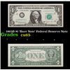 Image 1 : 1963B $1 'Barr Note' Federal Reserve Note Grades Gem CU