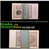 Image 1 : 1923 German 100,000 Mark Note Still in 20 Consecutive Original Bank Roll 83C Grades CU