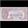 Image 4 : 2x Consecutive 1948 2nd Series British Armed Forces 1 Pound Special Voucher, CU! P# M22a Grades Gem 