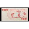 Image 2 : 2006-2008 Zimbabwe 10 Million Dollars (ZWN) Emergency Bearer Check Notes P# 55a Grades Select CU