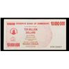 Image 3 : 2006-2008 Zimbabwe 10 Million Dollars (ZWN) Emergency Bearer Check Notes P# 55a Grades Select CU