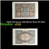 Image 1 : 1920 Germany 100 Mark Note P# 69A Grades vf++