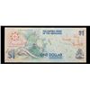 Image 3 : 1992 Commemorative Issue Bahamas 1 Dollar Banknote P# 50a Grades Choice AU/BU Slider