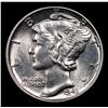 Image 2 : 1943-p Mercury Dime 10c Grades GEM+ FSB