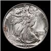 Image 2 : 1945-p Walking Liberty Half Dollar 50c Grades Choice Unc