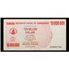 Image 3 : 2006-2008 Zimbabwe 10 Million Dollars (ZWN) Emergency Bearer Check Notes P# 55a Grades Select AU