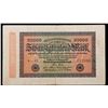 Image 2 : 1923 Germany (Weimar) 20,000 Marks Post-WWI Hyperinflation Banknote P# 85a, Watermark Circles Grades