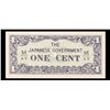 Image 2 : 1942 Malaya Under Japanese Occupation 1 Cents Note P: M1B Grades Select CU