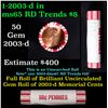 Image 1 : Shotgun Lincoln 1c roll, 2003-d 50 pcs Brandt 50c Wrapper.