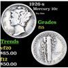 Image 1 : 1926-s Mercury Dime 10c Grades f+