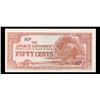 Image 2 : 1942 Malaya Under Japanese Occupation 50 Cents Note P: M4B Grades Select CU