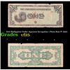 Image 1 : 1942 Philippines Under Japanese Occupation 1 Pesos Note P: 106A Grades vf+