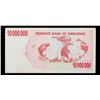 Image 3 : 2008 Zimbabwe 10 Million Dollar Note P: 55A Grades vf++