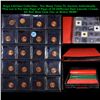 Image 1 : Page of 20 Different Date Lincoln 1 Cents All Red Most Gem Unc or Better