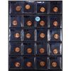 Image 2 : Page of 20 Different Date Lincoln 1 Cents All Red Most Gem Unc or Better