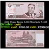 Image 1 : 2009 Upper Korea 5,000 Won Note P: 66S Grades Gem CU