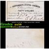 Image 1 : 1861 C.S.A. $40 Intrest Note Grades Choice AU/BU Slider