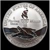 Image 3 : Proof 1995-d OlympicsTrack & Field Modern Commem Dollar $1 Grades GEM++ Proof Deep Cameo
