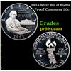 Image 1 : Proof 1993-s Silver Bill of Rights Modern Commem Half Dollar 50c Grades GEM++ Proof Deep Cameo